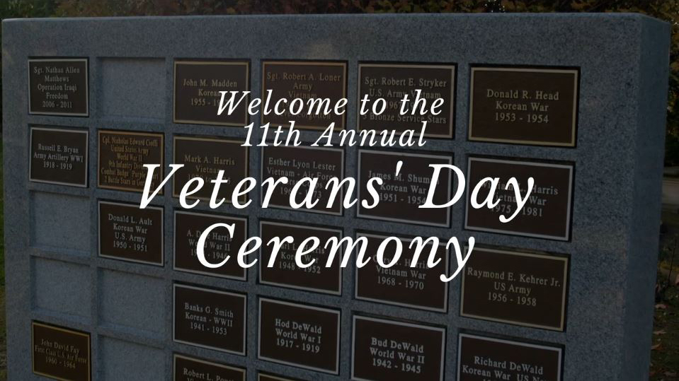 2020 Veterans’ Day Ceremony