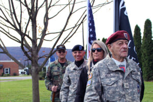 Color Guard at 2021 Veterans' Day Ceremony