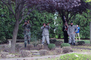 Rifle Salute at 2021 Veterans' Day Ceremony