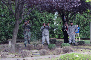 Rifle Salute at 2021 Veterans' Day Ceremony