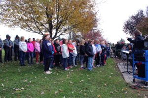 Montoursville Students at 2021 Veterans' Day Ceremony